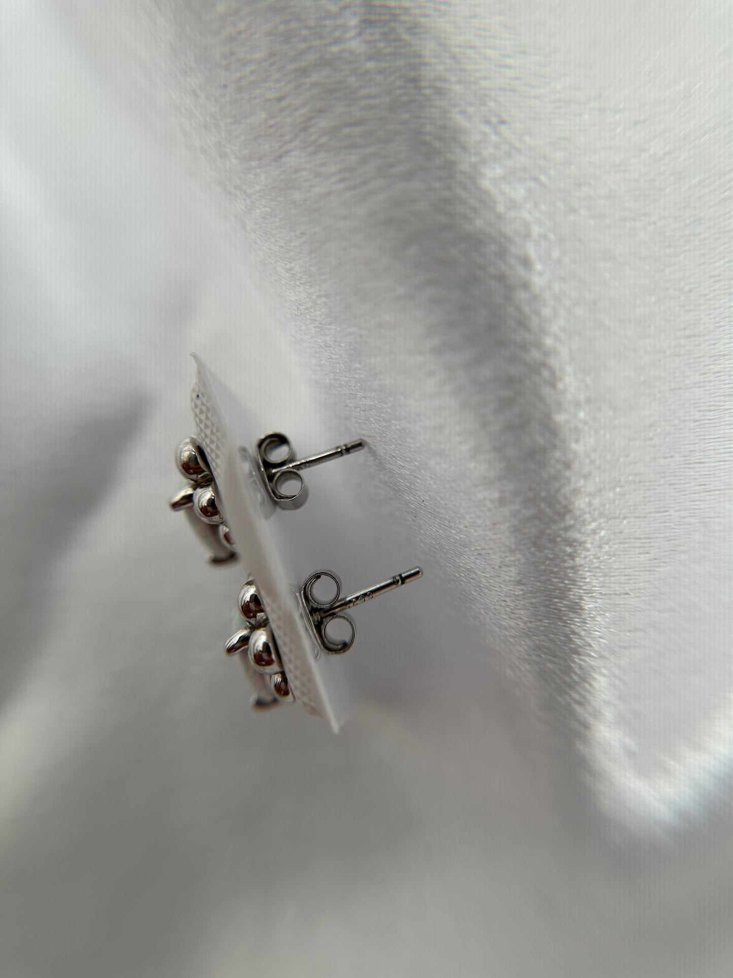 Silver Opal Earrings