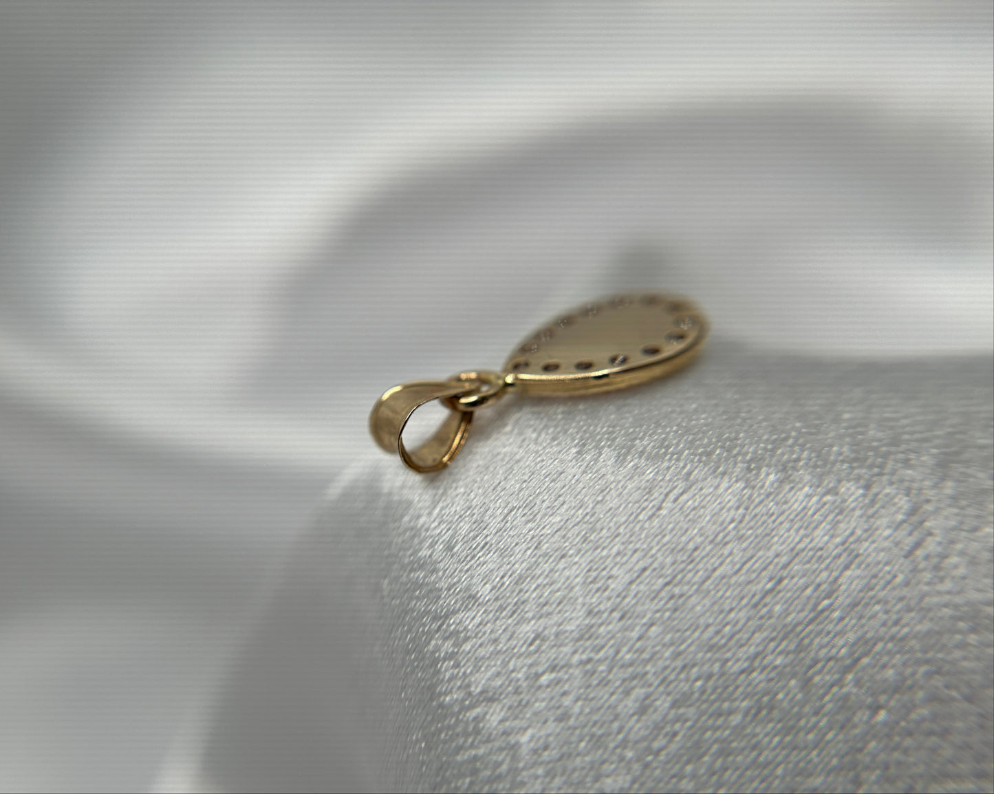 14k Two-Gold Virgin Mary Pendant