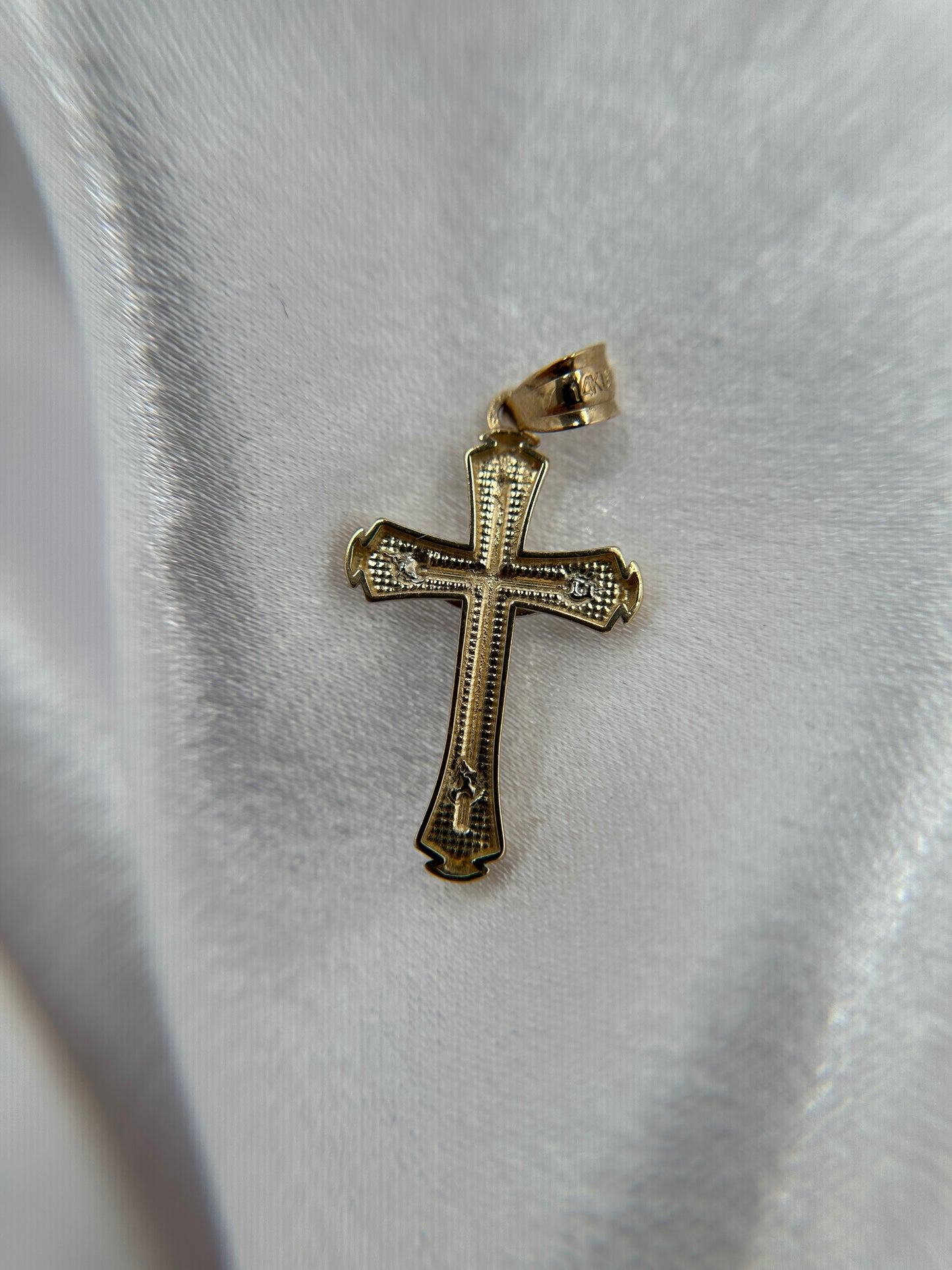 14k Gold Cross Pendant