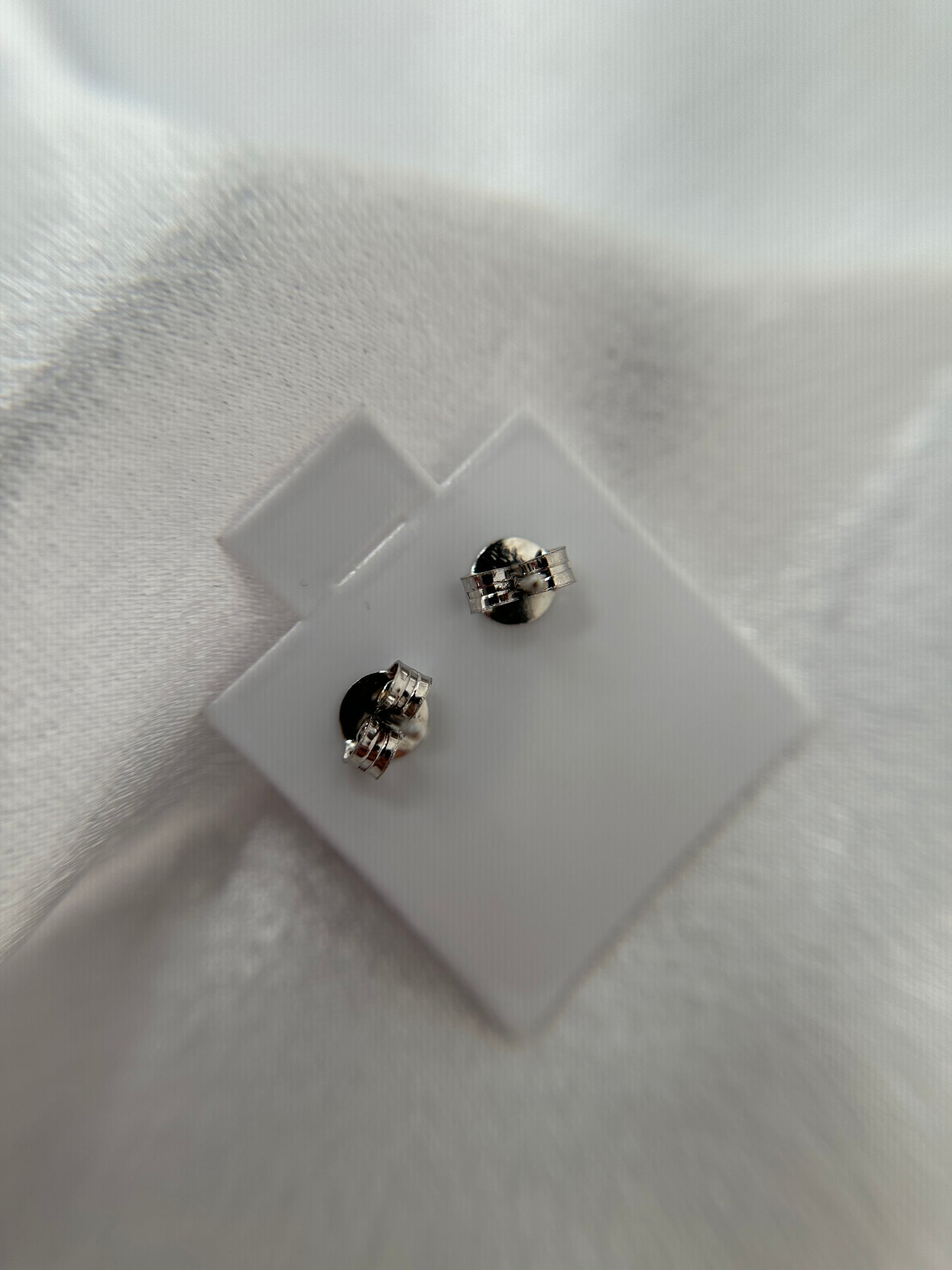 Silver CC Earrings